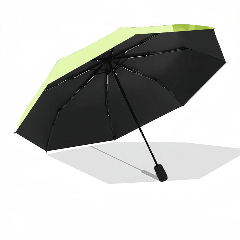 1pc Ice Cream Pattern Automatic Folding Umbrella - 8-Rib Automatic Open/Close, Portable Collapsible Compact Umbrella yy251218046