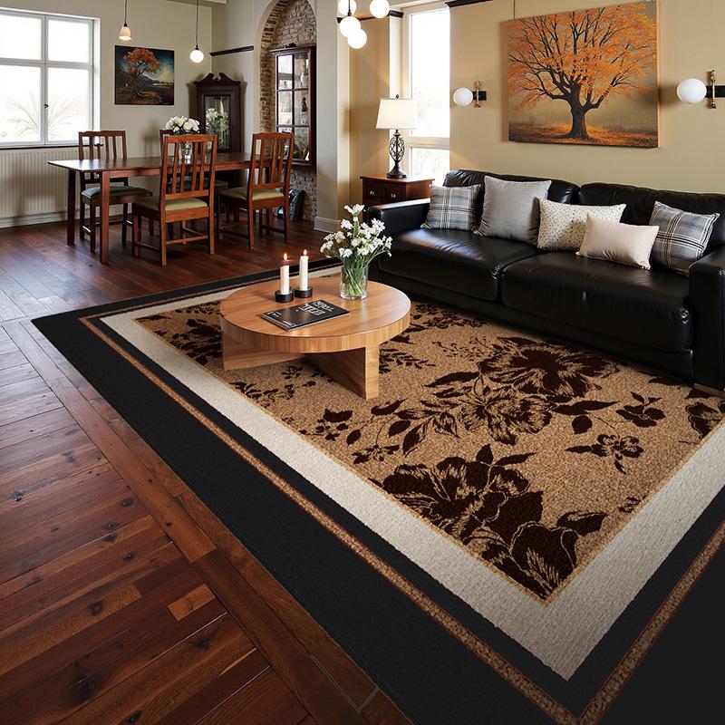 

Living Room Carpet Dirt Resistant and Easy To Maintain Household Carpet Bedroom Bedside Carpet 80 * 120cm