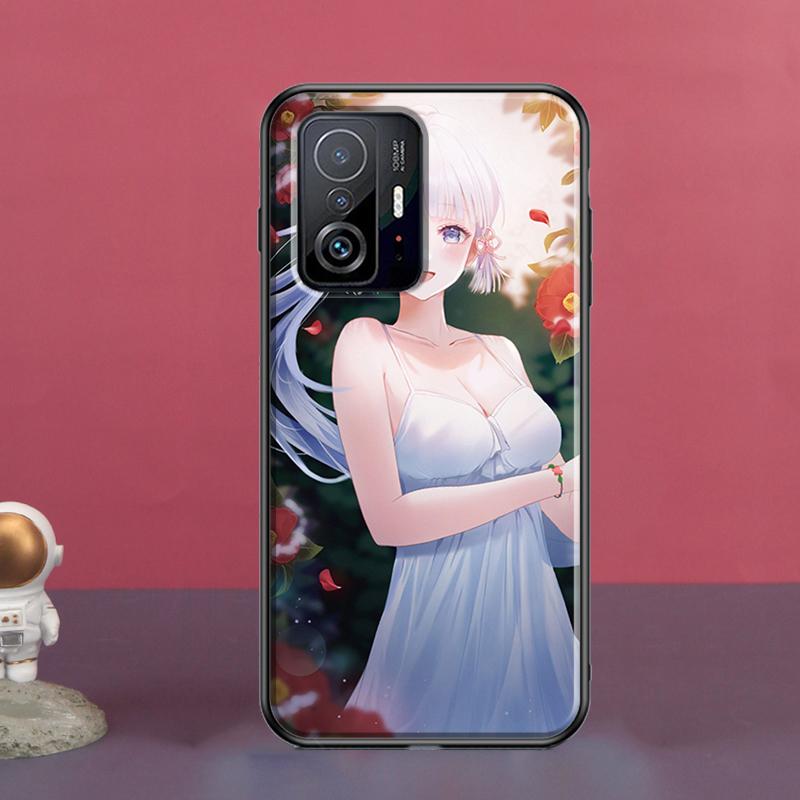 Kamisato Ayaka Genshin Impact For POCO X5 X3 F5 Pro X4 F4 GT M5s C40 F3 Case For Xiaomi 13 Lite 12 11T 12T Pro 12X Cover