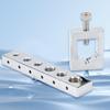 Bolt Drill Jig Metric, VS559 Metal Nut Bolt Drill Jig High Hardness Safety Wire Drill Set for Secure Locking Wire