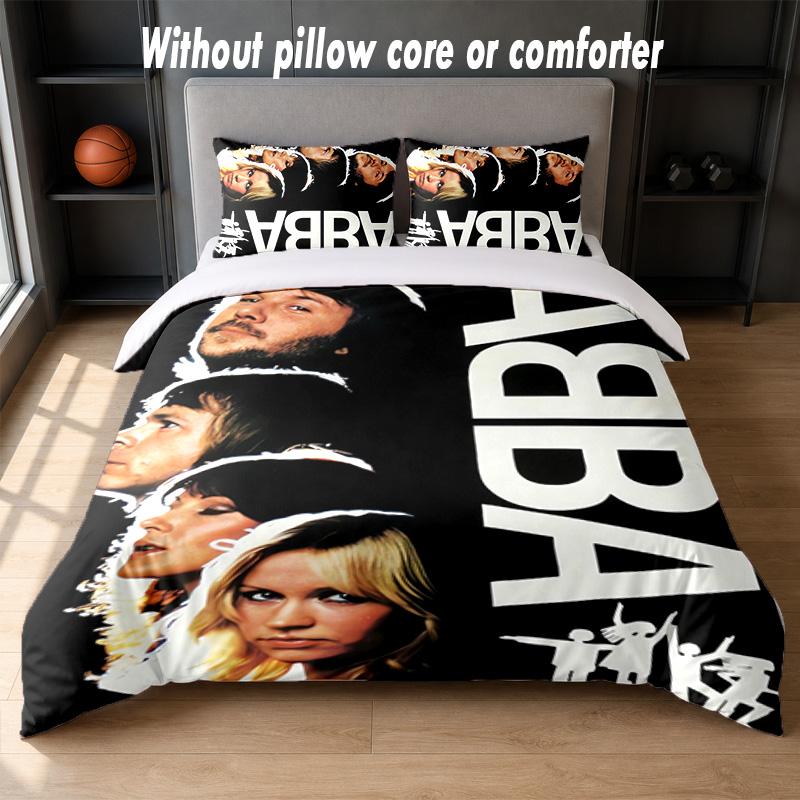 ABBA Design Bed Bedding Set 1 Duvet Cover + 2 Pillowcases Soft Breathable Household Bed Linens