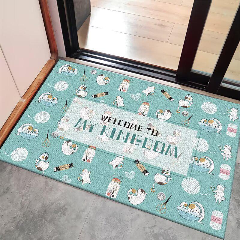 Cartoon Anti-Slip Entrance Mat for Bedroom, Bathroom, and Toilet