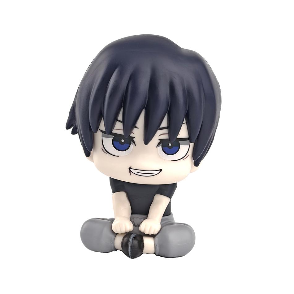 Anime Mignon Fushiguro Toji Jujutsu Kaisen Figurine Gojo Satoru Figurine d'Action Poupée Version Q Statue Geto Suguru 10cm Modèle PVC Jouets