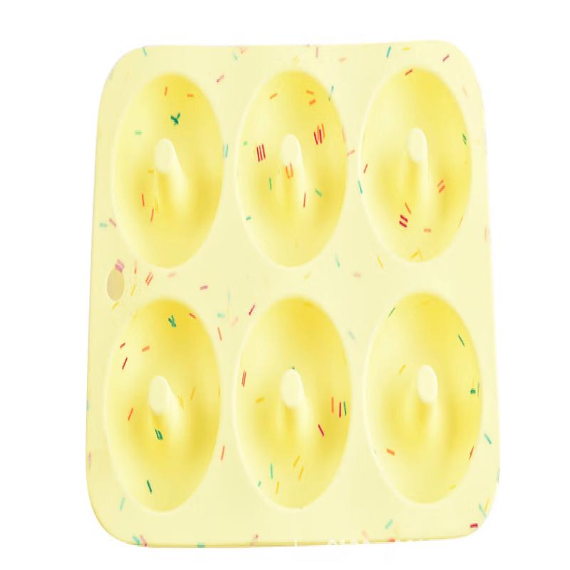 6-Cavity Silicone Donut Mold