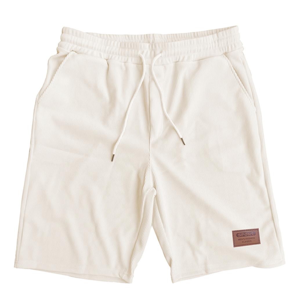 Herren Gerade Arbeitshose Modische Und Lässige Kordelzug-Shorts