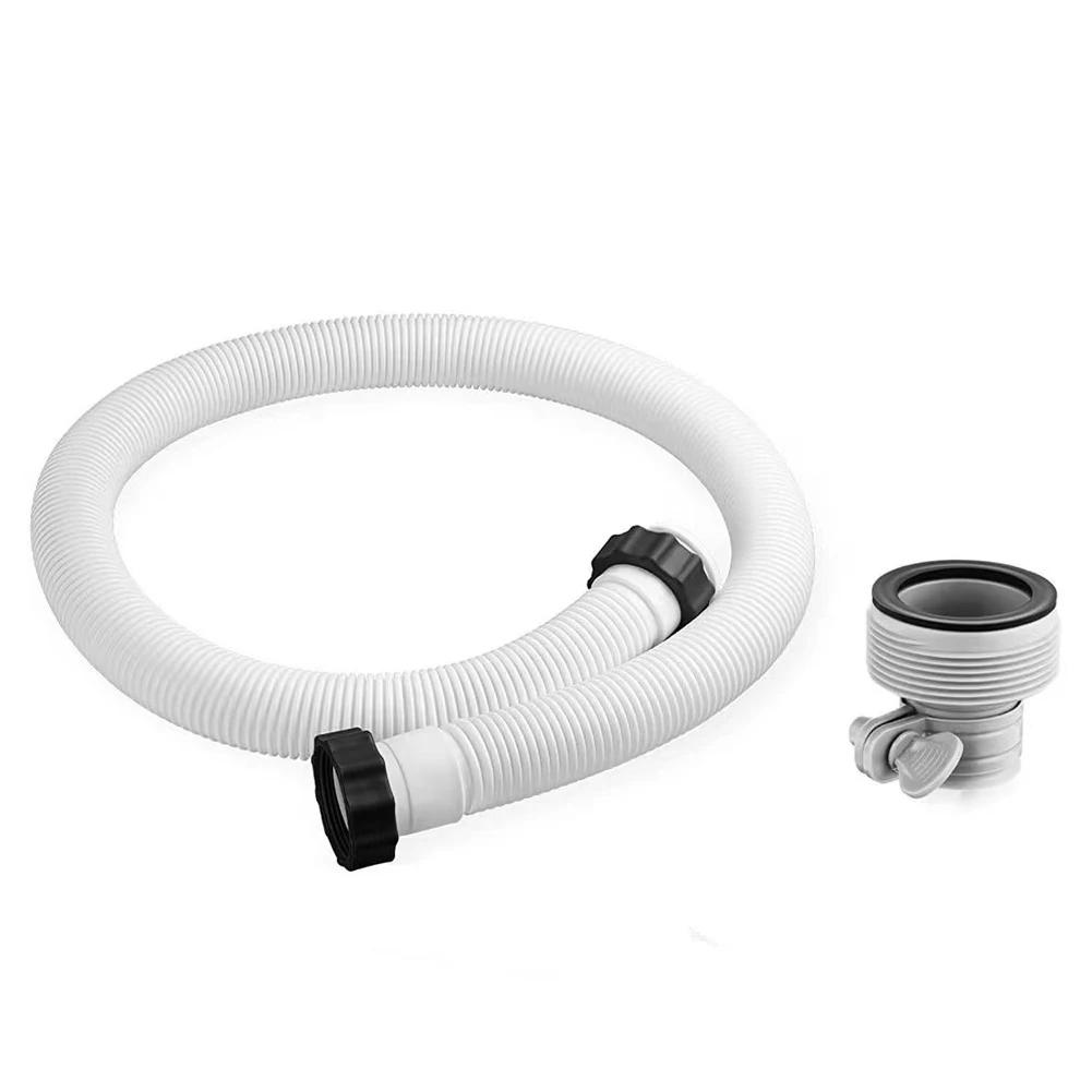 1.5in Diameter Pool Filter Pump Hose with Hose Adapters Pool Sand Filter Pump Hose for Intex Pool Sand Filter Pumps