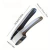 2-in-1 Garlic Press and Chopper - Multifunctional Kitchen Gadget with Black Cleaning Sheets, Aluminum Alloy, Manual Operation, Durable Kitchen Tool