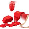Men's Pure Cotton Red Socks Year of the Horse Lucky New Year Winter Warm Mid-Calf Thickened Fleece Terry Long Socks