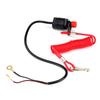 Motorcycle Outboard Lawn Mowers Emergency Engine Kill Stop Switch W Tether Lanyard Cord