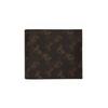 New Billfold Wallet PVC Clutches Wallets Men's Dark Brown 4906-A7U