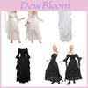 Qita Mittelalterliches Halloween Cosplay Kleid mit Bindetaillenband und Hofstil langem Rock Europäische und Amerikanische Fantasy-Elemente Größen S-xxl)