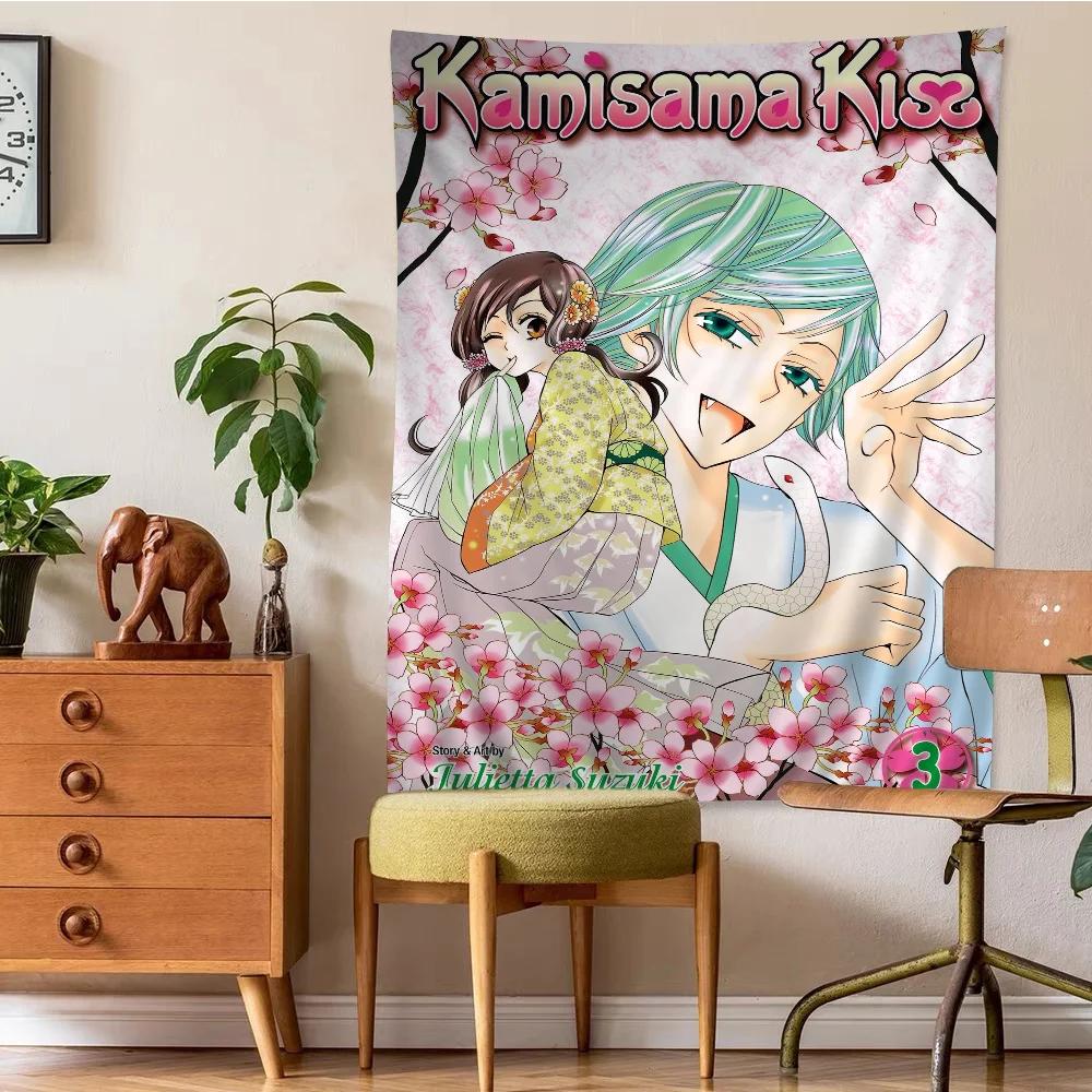 Anime Kamisama Kiss Hanging Bohemian Tapestry Indian Buddha Wall Decoration Witchcraft Bohemian Hippie Cheap Hippie Wall Hanging