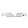 Pair of Chrome Plated Side Mirror Covers Caps Stick On Left Right Exterior Rear View Mirror Cap For