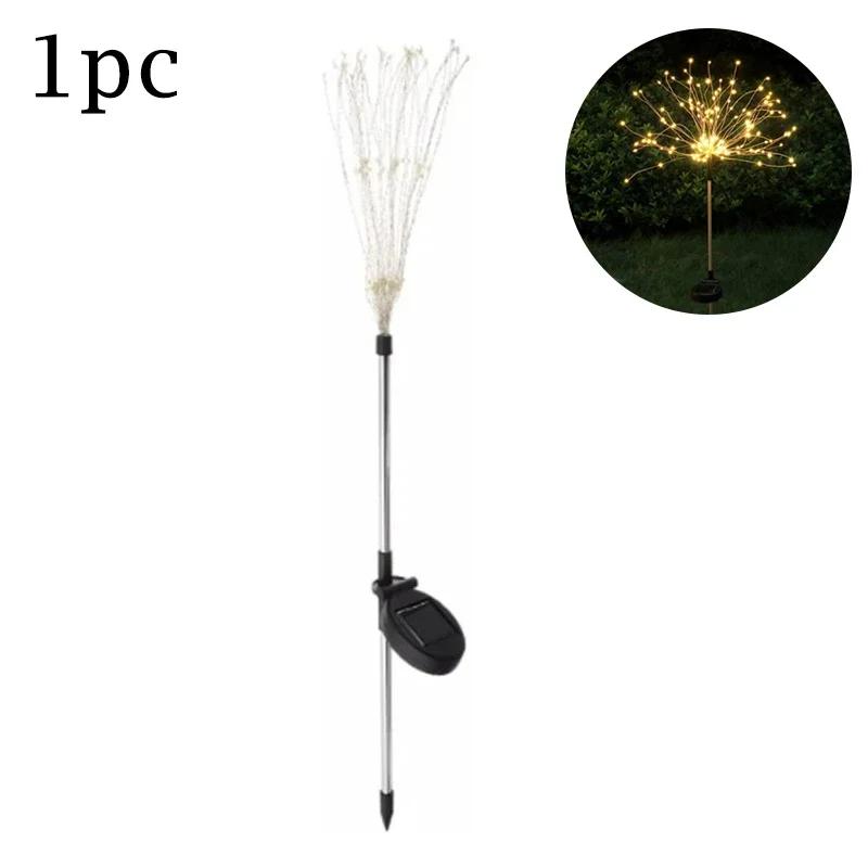

Christmas Solar Dandelion Fireworks Light Outdoor Waterproof Courtyard Garden Atmosphere Decoration Ground Insertion Lawn Light