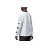 Jordan Pattern Print Crew Neck Casual Pullover Long Sleeve T-Shirt Kids Tops White FB1611-100