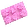 3D Flower Shaped Cake Mould Silicone Soaps Supplies Durable Silicone Soap Mold  Home Decor