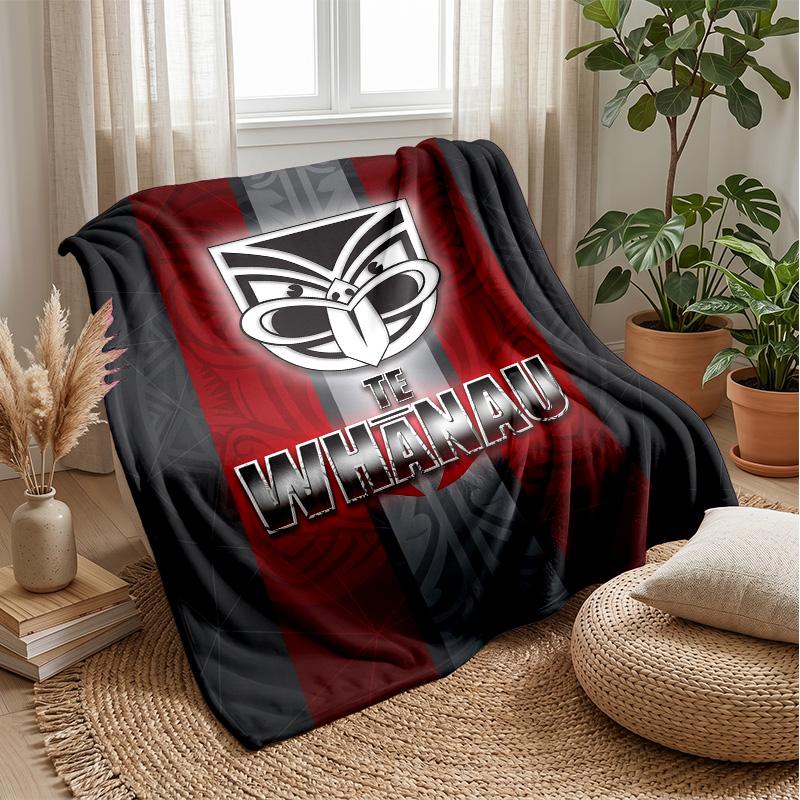 Coperta in Flanella Pile Wigan Warriors Coperta Calda e Accogliente per Divano Letto Viaggio Uso in Tutte le Stagioni