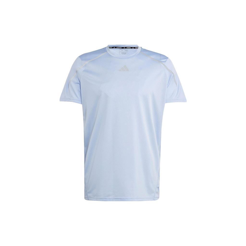 adidas T-Shirts Herren Blau Rundhals Moderat IB9011