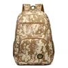Camo Travel Backpack Large Capacity Outdoor Hiking Oxford Fabric Shoulder