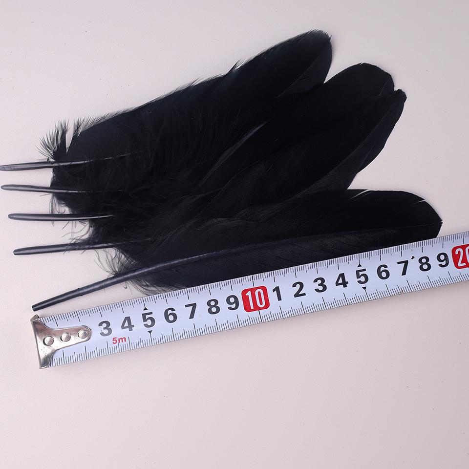 100Pcs Colored Goose Feathers for Decorating Christmas Crafts Dress Jewelry Fringe Accessories 6-8 inch 15-20CM