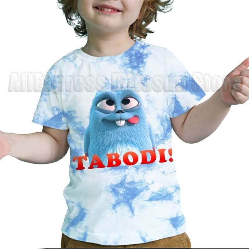Camisetas con estampado 3D de Grizzy y los Lemmings para niños, camisetas de dibujos animados para niños y niñas, camisetas de Anime, camisetas de calle