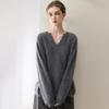 Le Kasha 2026 Pure Cashmere V-Neck Pullover - Warm, Loose, Brushed Top