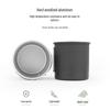 Shengjia Portable Folding Aluminum Camping Mug 350ml