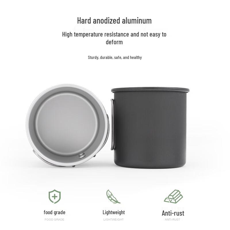 Shengjia Portable Folding Aluminum Camping Mug 350ml