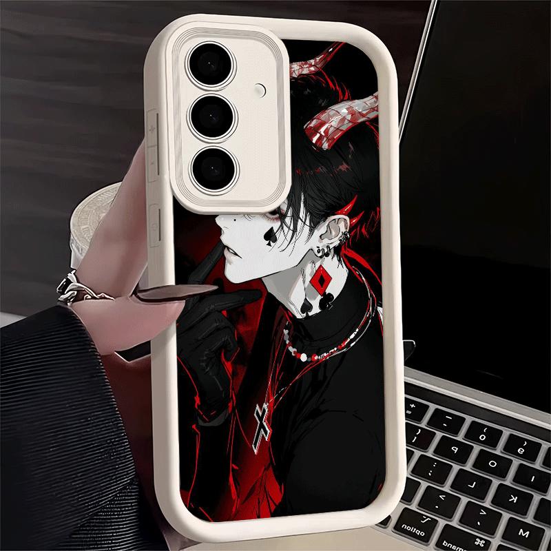 Devil Bad Boy Anime Style Soft Phone Case for Samsung Galaxy S26 Ultra S25 Edge S24 S23 S22 Plus S21 S20 FE 5G Shell Silicone Fu