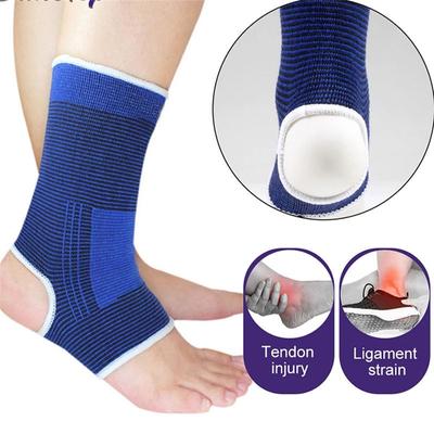 Tobillera profesional de punto elástico, banda de soporte para esguince de tobillo, protege los zapatos, terapia de tobillo, 1 par