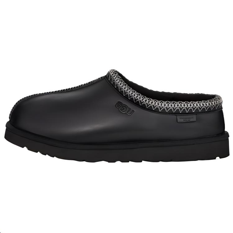UGG Tasman Leather Regenerate Slipper Black Men Sneakers 1163890-BLK 41