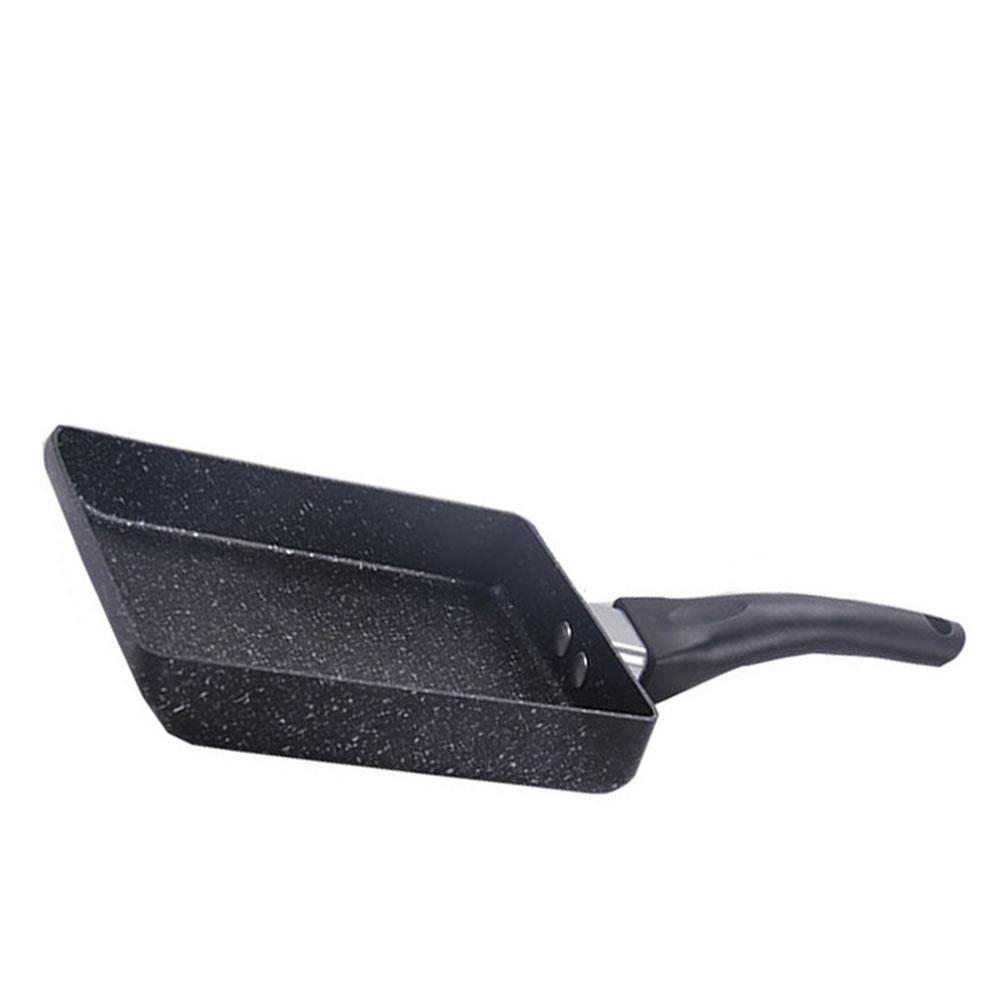 Japanese Omelette Tamagoyaki Pan Home Breakfast Aluminium Alloy Persistent Coating Easy To Clean Even Heat Distribution