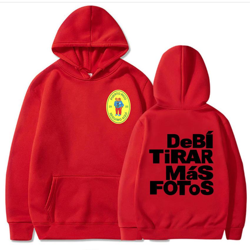 DTMF Debí Tirar Más Fotos 2025 Nové Album Mikiny Bad Bunny Slavný Zpěvák Mikiny Grafický Potisk Oblečení Dámská Mikina Dívky