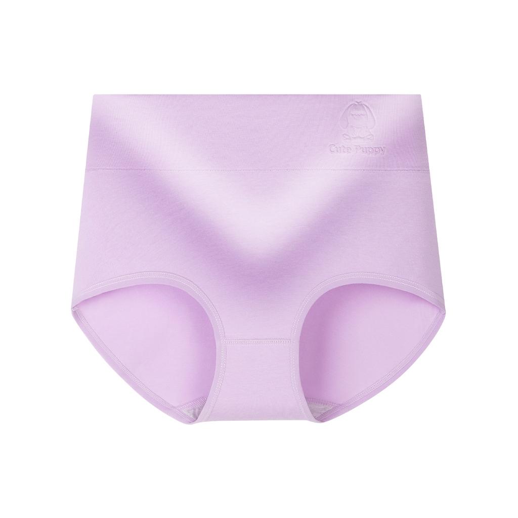 Big Size Ladies Spring and Autumn Pure Cotton 10A Anti  Bacteria High Waist Belly Triangle Briefs