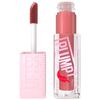 Maybelline New York Lifter Plump Lip Gloss Peach Fever 5ml Long Lasting High Shine Volumizing Glossy Finish With XL Wand Applicator