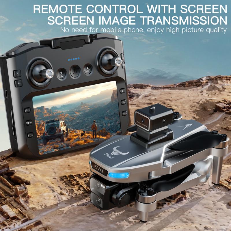 SG901 MAX GPS Drohne Professionell 8K Luftaufnahme HD Hindernisvermeidung mit größerem Bildschirm Fernbedienung Faltbare Bürstenlose Drohne
