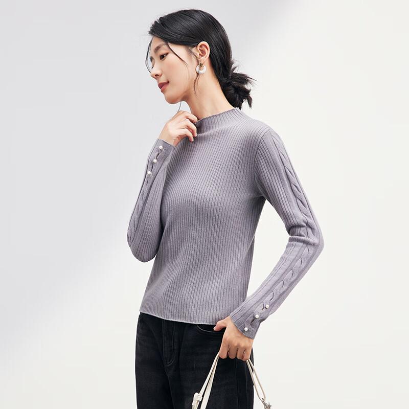 JOY SPEAKER Women's Slim-Fit Half-Turtleneck Knit Top