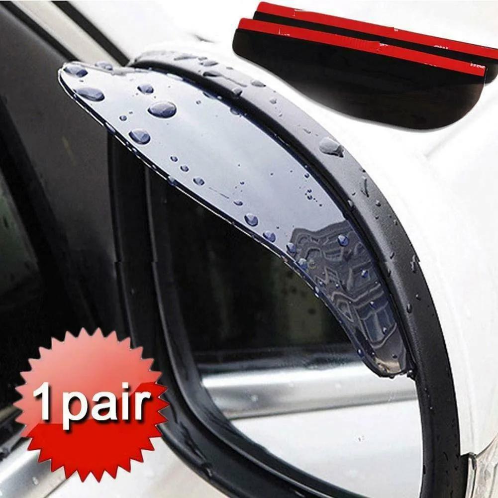 1 Pair Car Rear View Side Mirror Rain Board Eyebrow Guard Sun Visor Accessories Car Accessories High Quality Mirror Rain Brows
