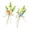 Eggs Tree Branch Spring Easter Artificial Flower Arrangements Desktop Decoration HX6C