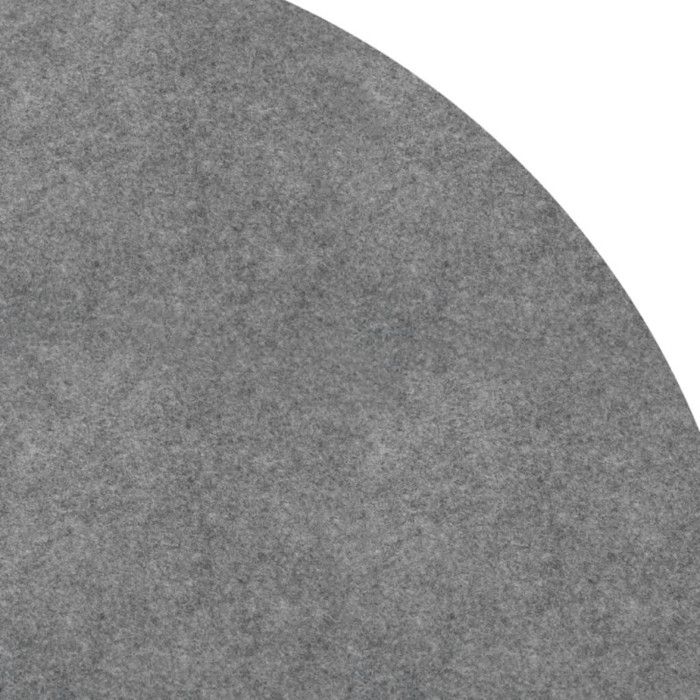 VidaXL Bâche de piscine gris clair Ø550 cm géotextile polyester 94222