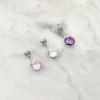 WMPR007 Runder Zirkon Bauchnabelpiercing 925 Sterling Silber Bauchnabelring für Damen Körperschmuck Luxuriöser Hochzeits-Bauchnabelring