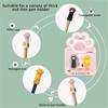6PCS Cartoon Cats Claw Pencil Topper Silicone Pencil Caps Chewing-proof Silicone Pencil Tip Protector for Kid Student