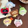 1pcs Cute Cartoon Plush Keychain Creative Fashion Pendant Simple All-matching Bag Decoration Accessorie