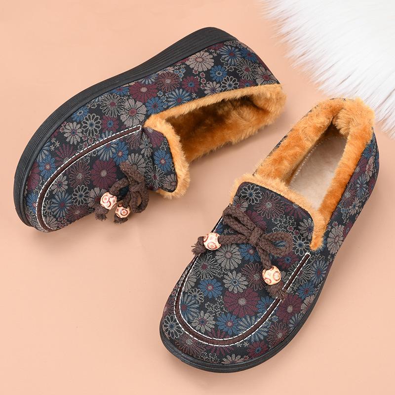 New Soft-soled Cotton Shoes with Fleece and Warm Cotton Boots for Women