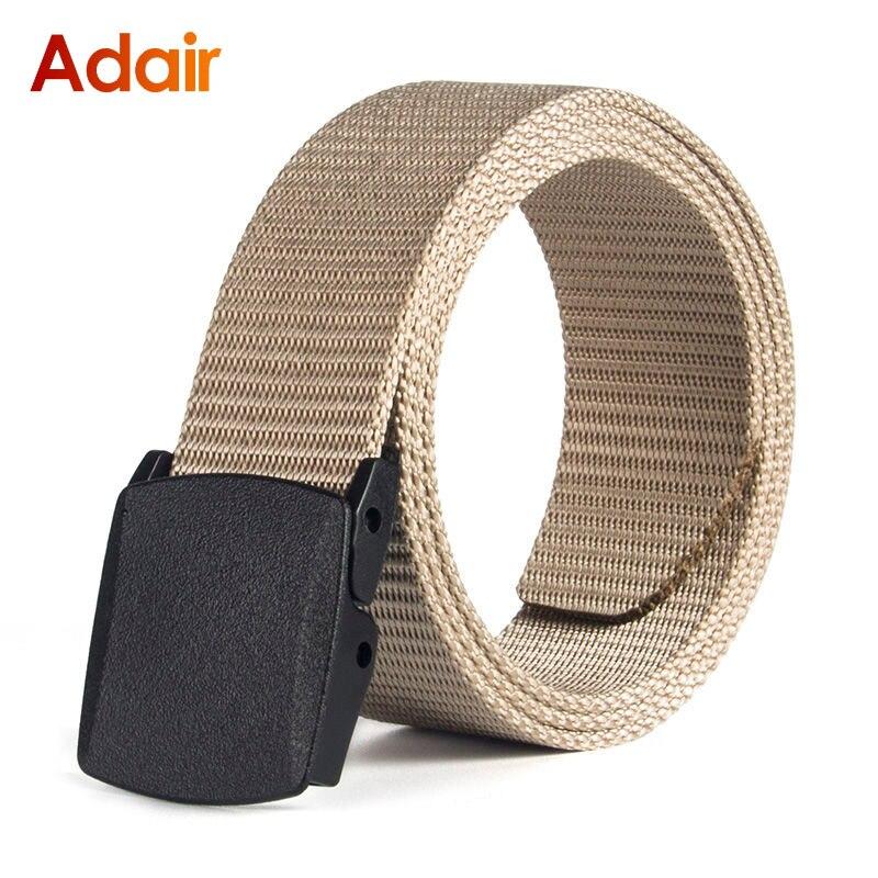 Mens Women Fabric Tactical Accessories Military Webbing Belts Nylon Casual Canvas Jeans Belt Army Waist Strap HB041