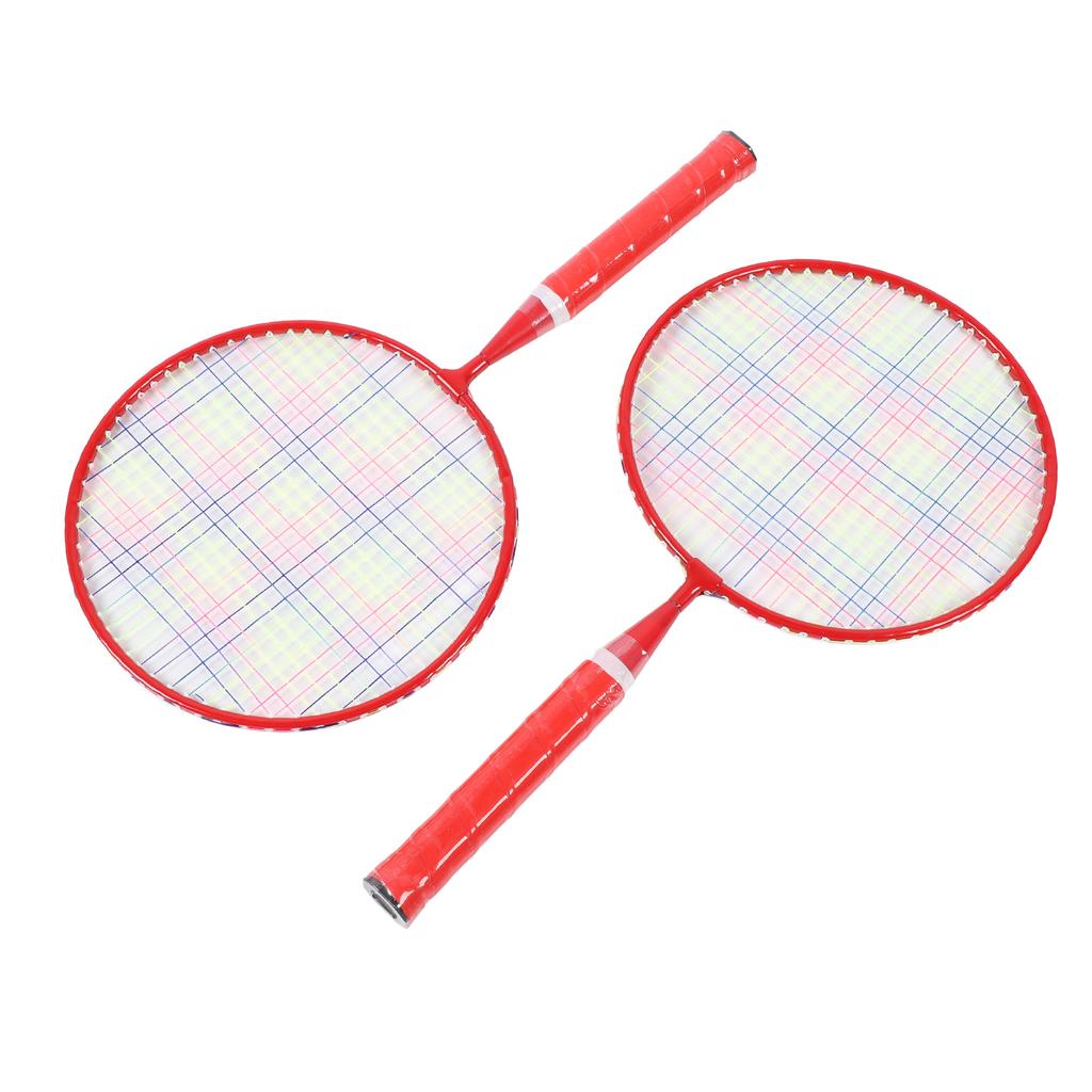 1 Pair Children Badminton Racket Set with Carrying Bag Kids Badminton Kit with 2 Shuttlecocks 1 Tabl