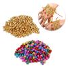 300pcs Small Bells DIY Mini Tiny Iron Jingle Bells with Hole for Craft Jewelry Festival Birthday Dec