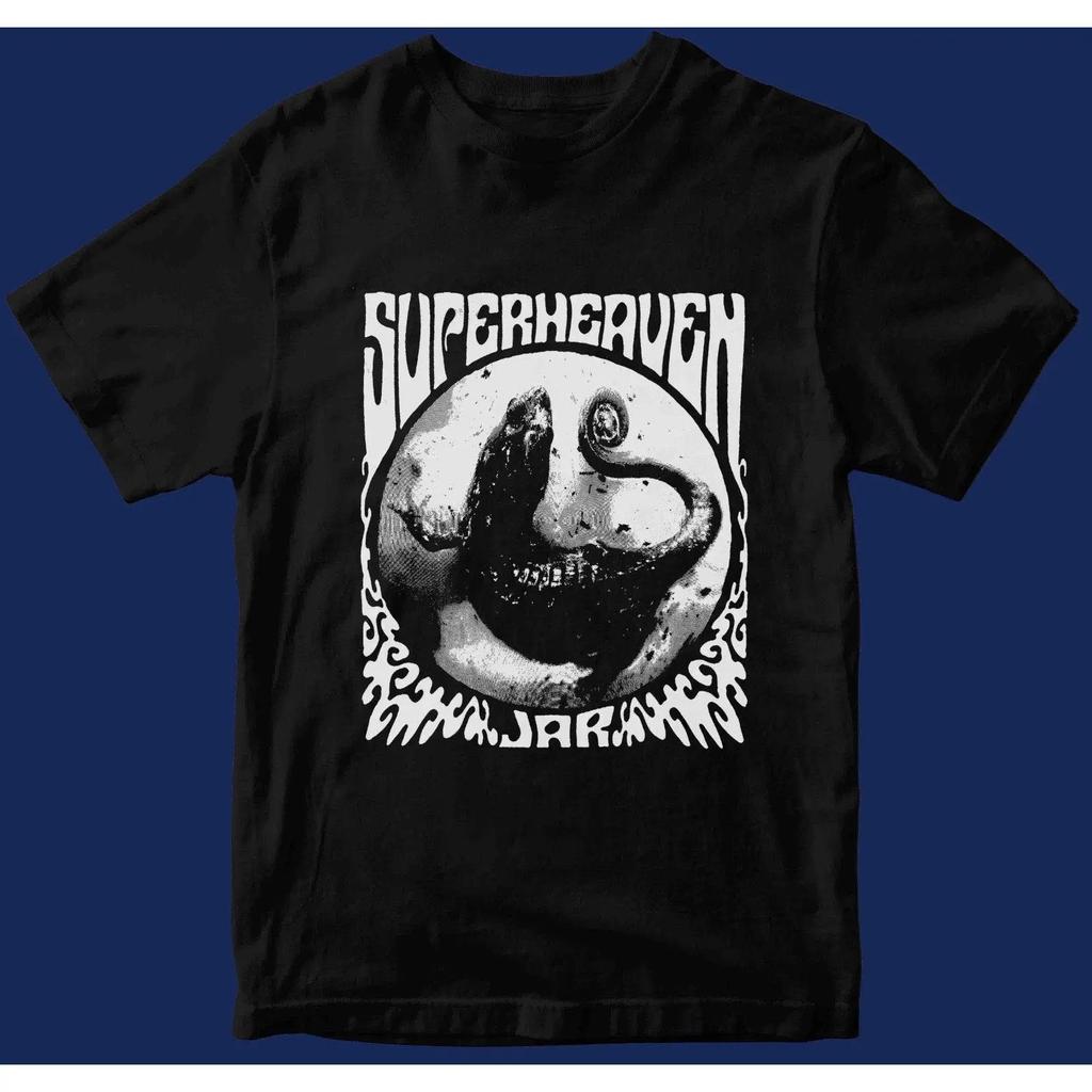 Superheaven T Shirt Vintage Washed Top For Everyday Wear Stretched Comfortable Casual Soft Slightly Unisex Graphic Streetwear