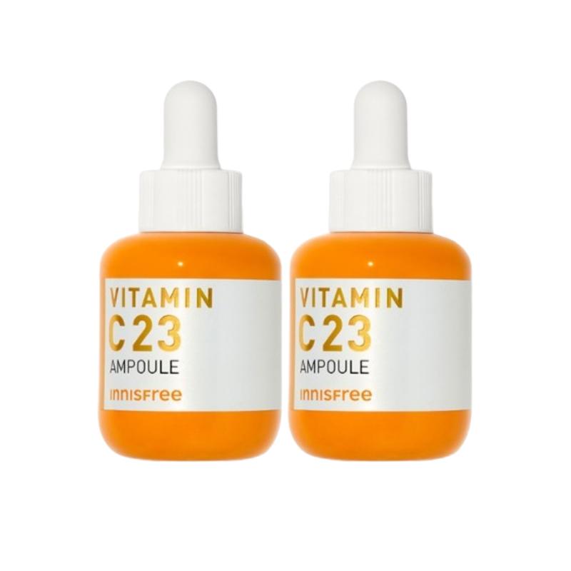 Innisfree True Vitamin C 23 Ampoule 20ml | High-Potency Brightening Serum | Korean K-Beauty Skincare for Radiant & Even Skin Tone
