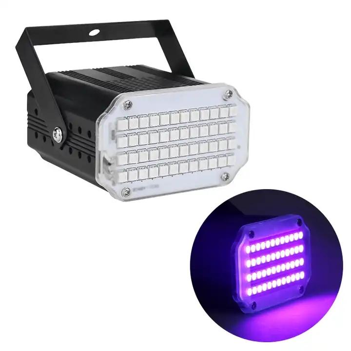 LED UV Strobe Lights Disco DJ Party Holiday Christmas Stage Lighting Effect Wedding Party Music Club Sound Activated Flash Light